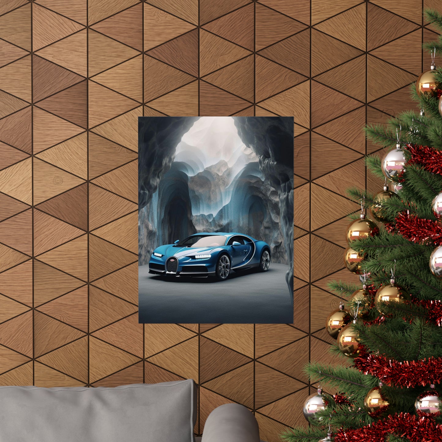 Premium Matte Vertical Posters Bugatti Real Look 2