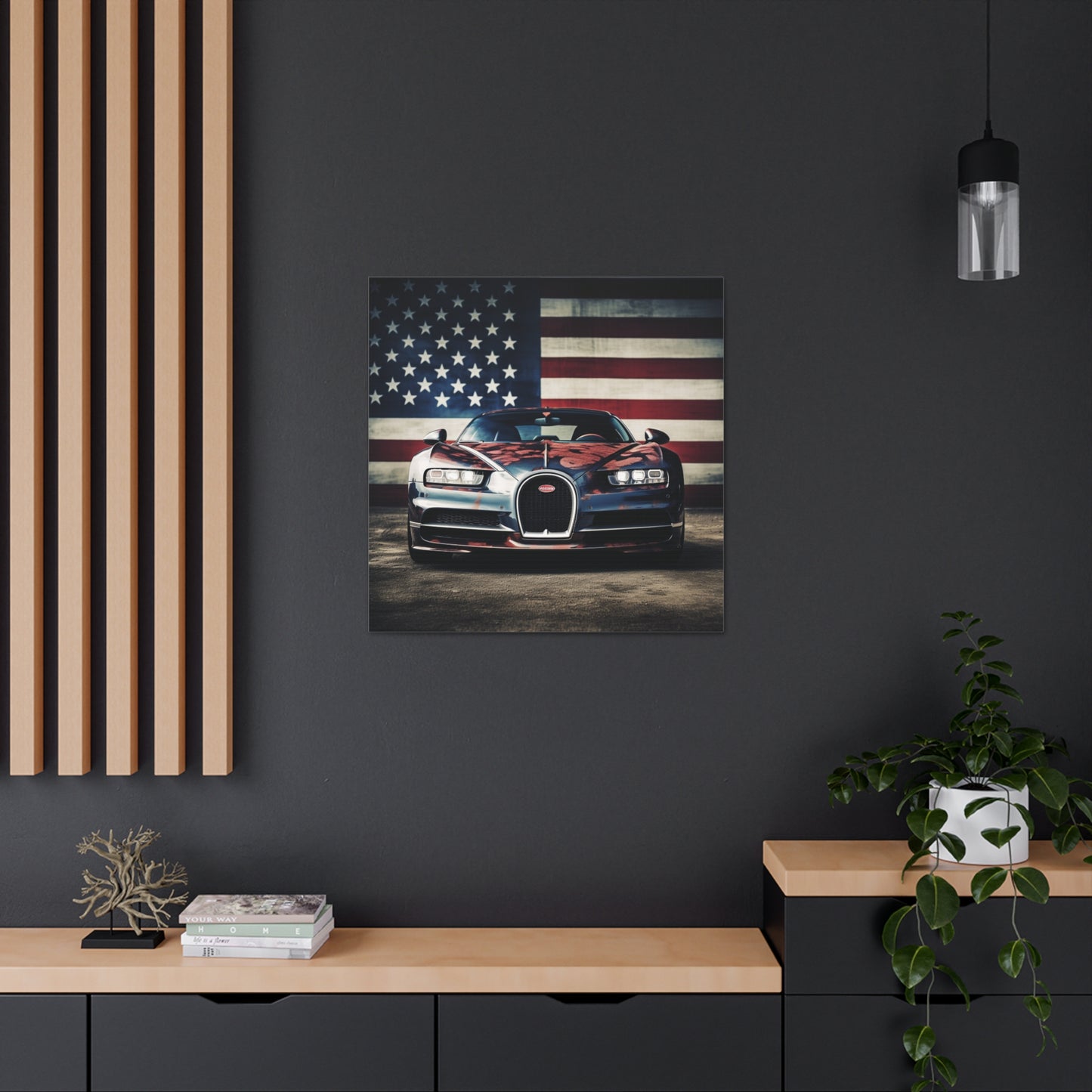 Canvas Gallery Wraps Bugatti Flag 3
