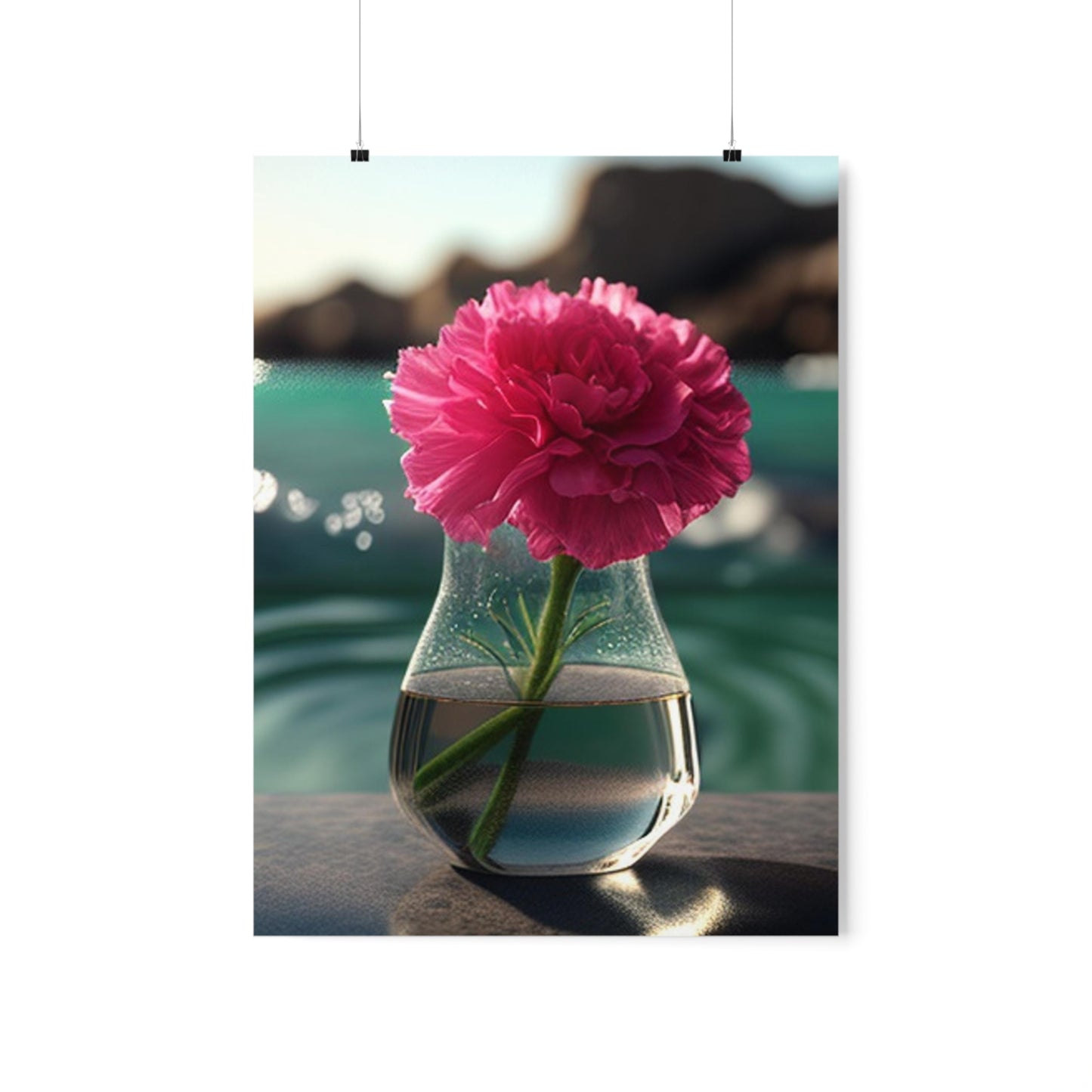 Premium Matte Vertical Posters Carnation 4