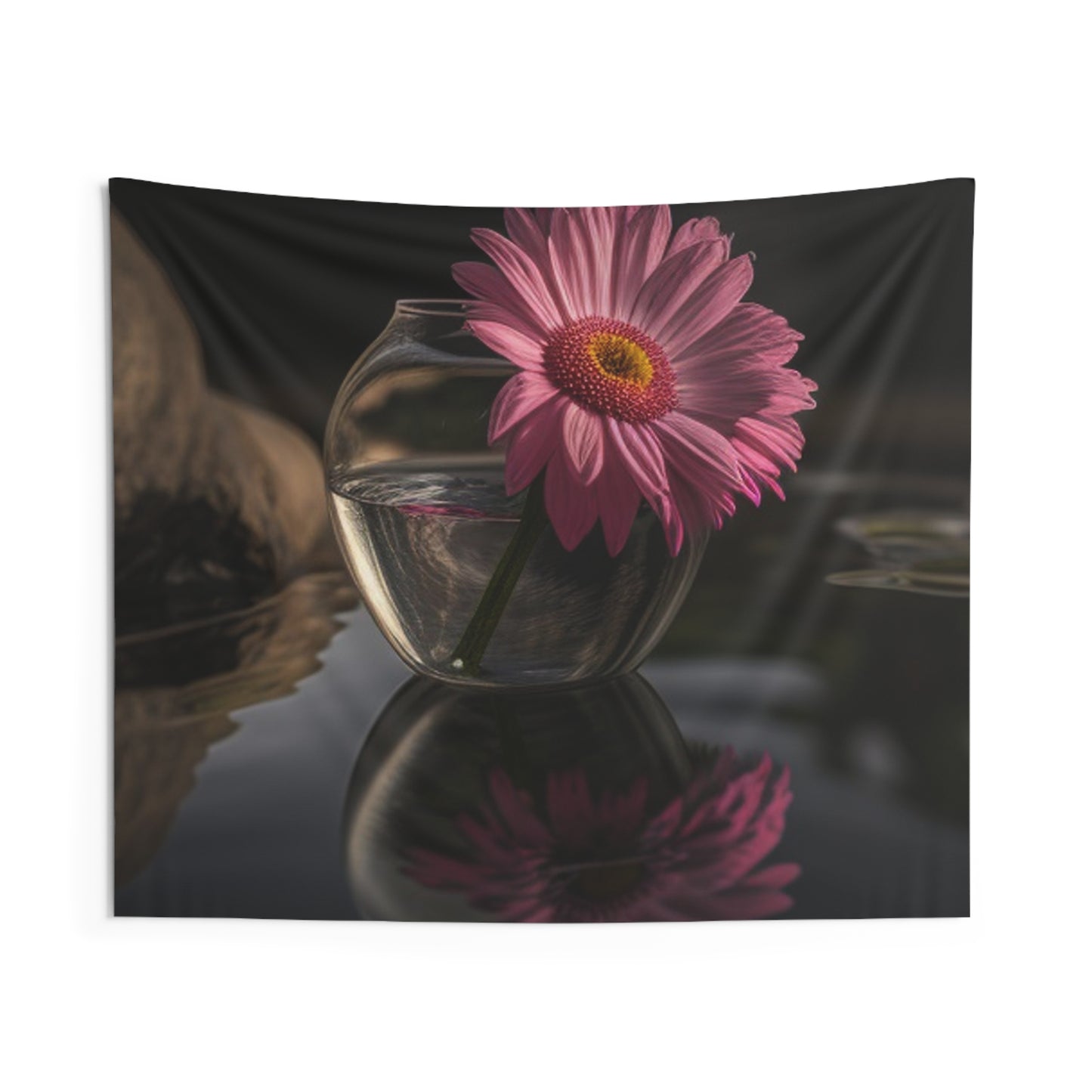 Indoor Wall Tapestries Pink Daisy 2