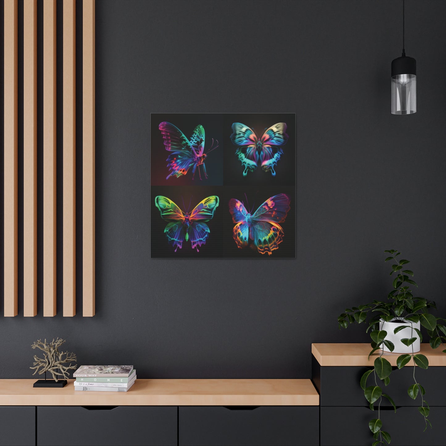 Canvas Gallery Wraps Raw Hyper Color Butterfly 5