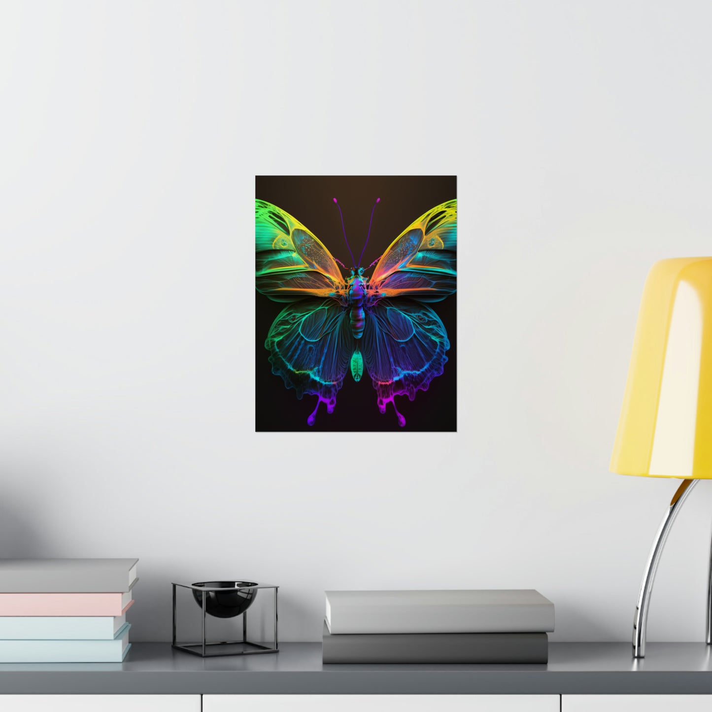 Premium Matte Vertical Posters Raw Hyper Color Butterfly 3