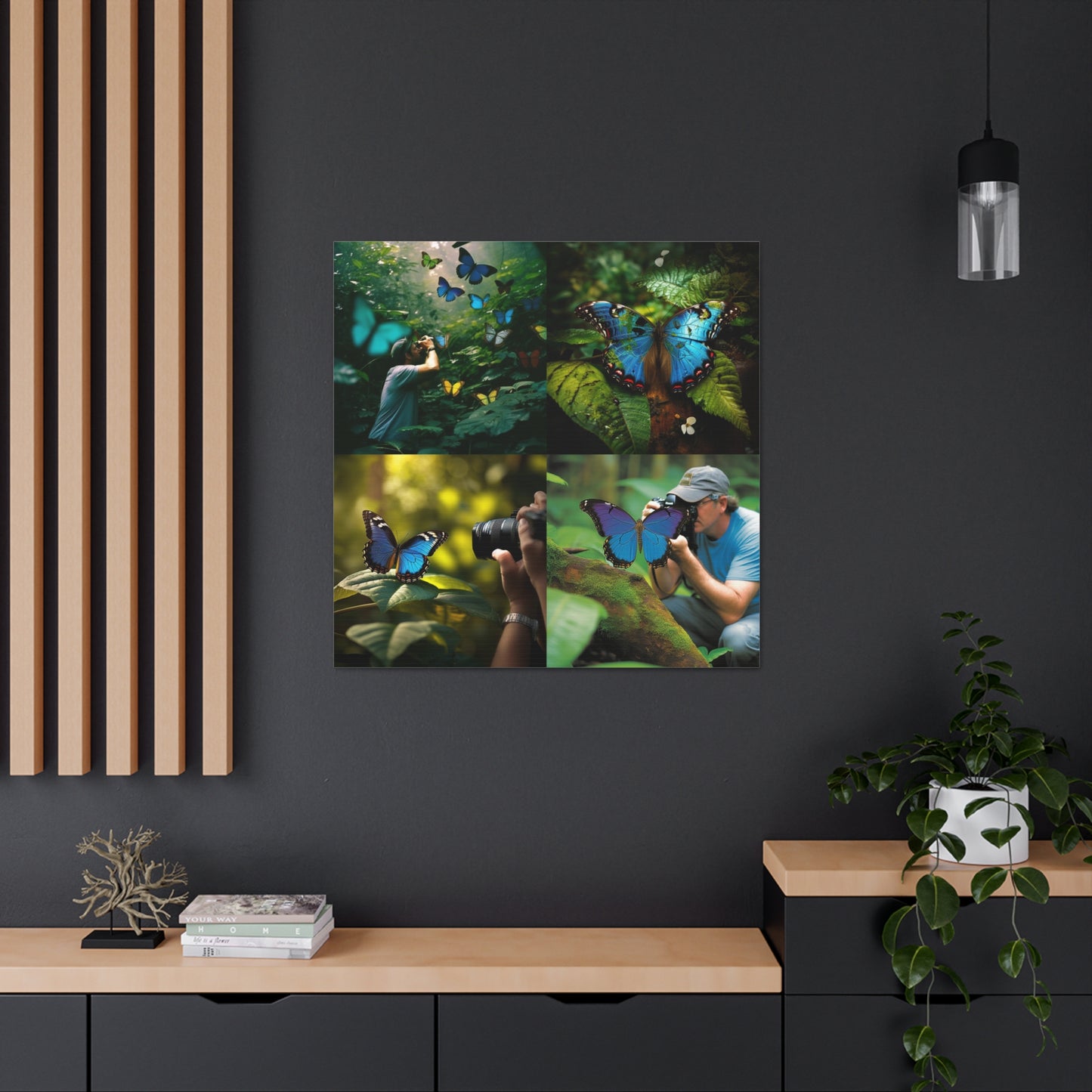 Canvas Gallery Wraps Jungle Butterfly 5