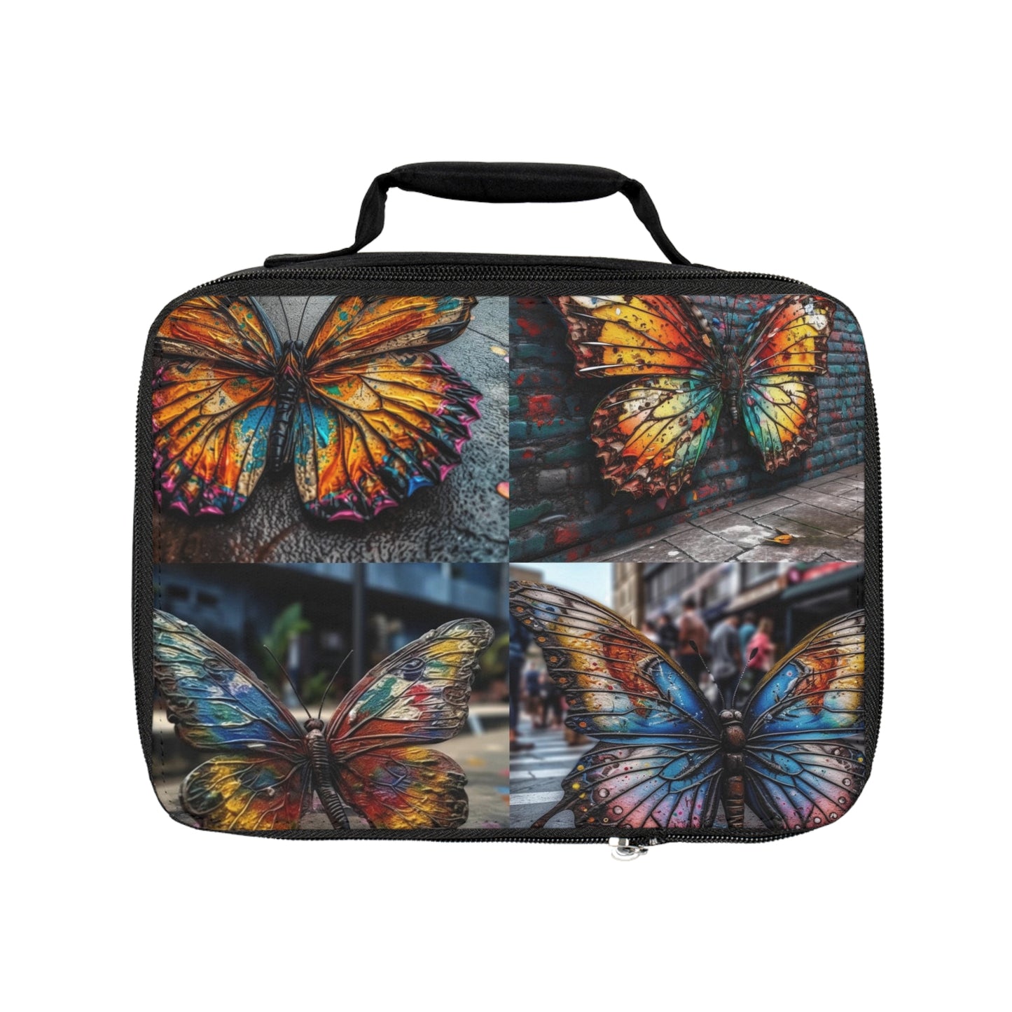 Lunch Bag Liquid Street Butterfly 5