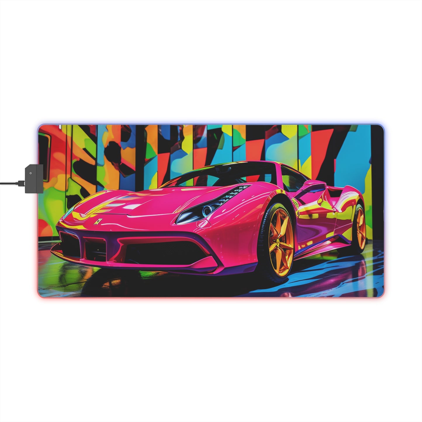 LED Gaming Mouse Pad Ferrari Flair Macro 1