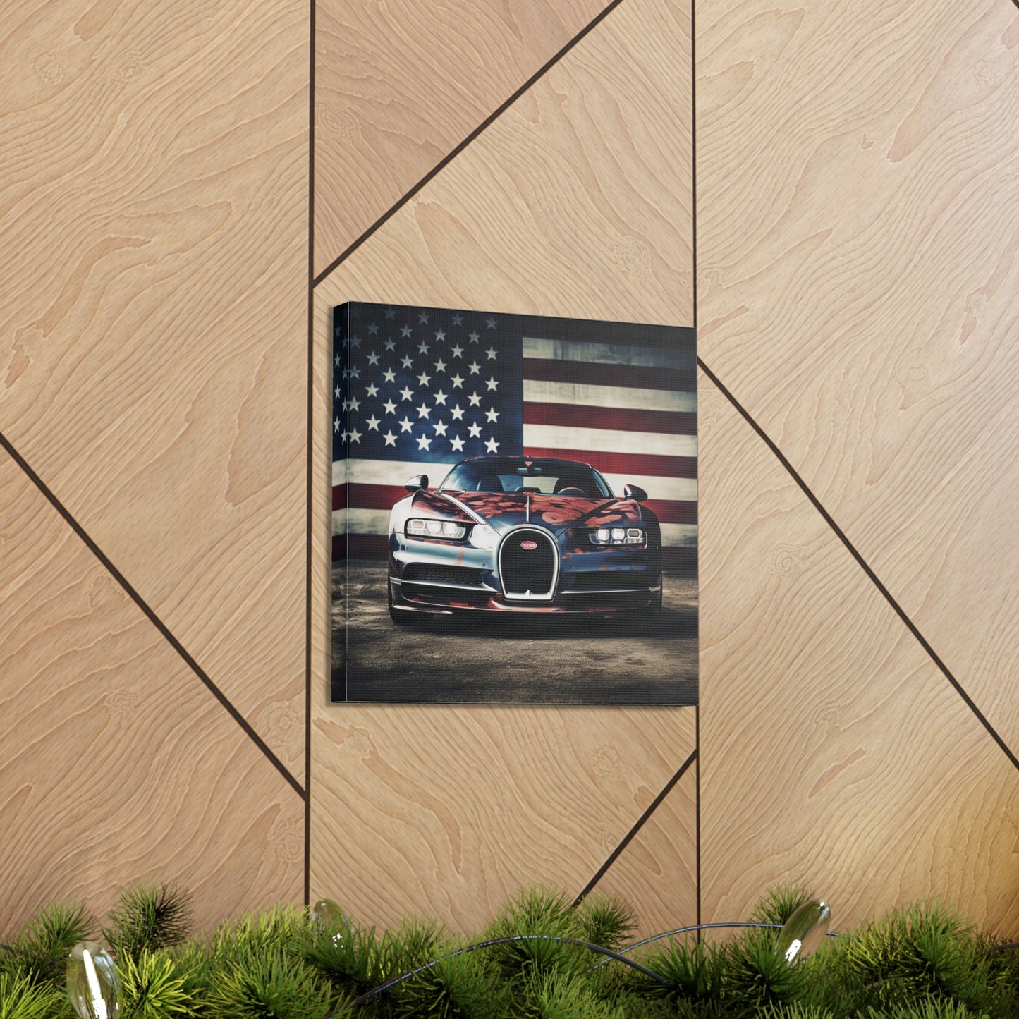 Canvas Gallery Wraps Bugatti Flag 3