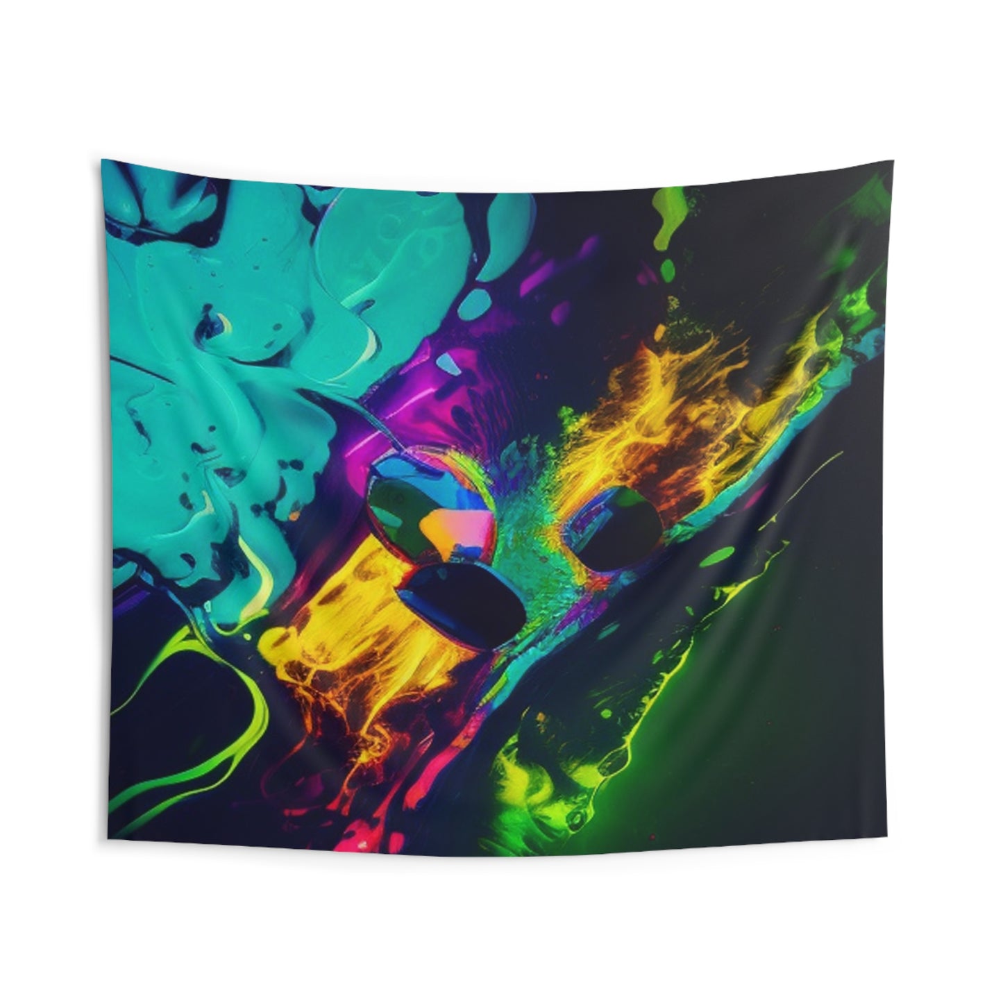 Indoor Wall Tapestries Florescent Glow 4