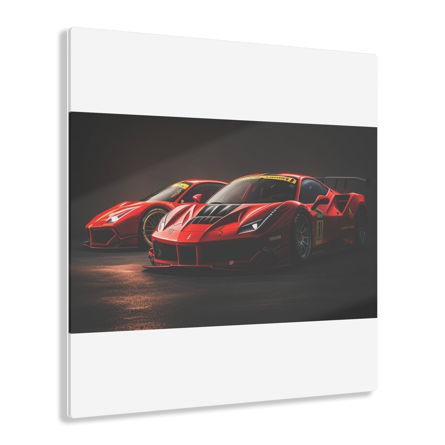 Acrylic Prints Ferrari Red 4