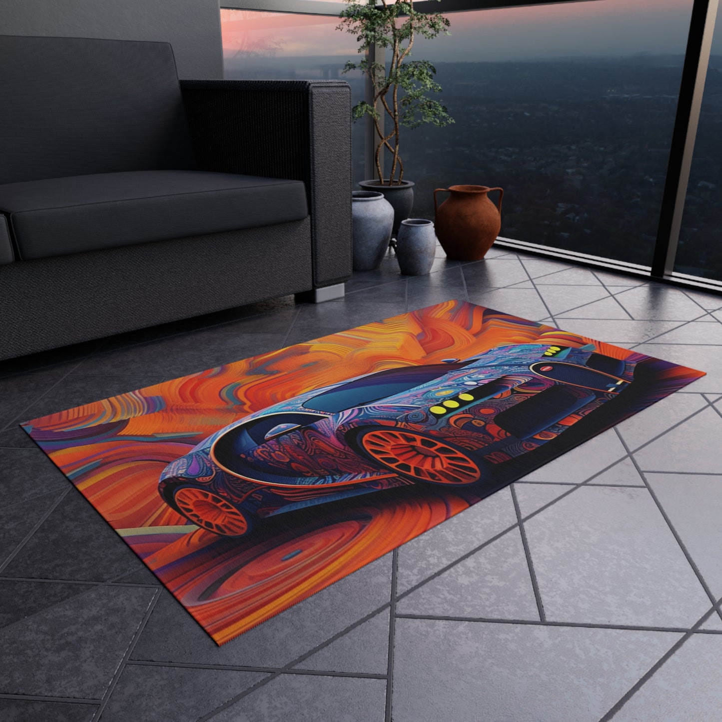 Outdoor Rug  Bugatti Abstract Concept 4