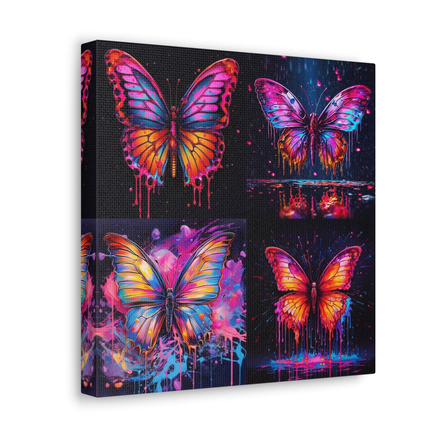 Canvas Gallery Wraps Pink Butterfly Flair 5