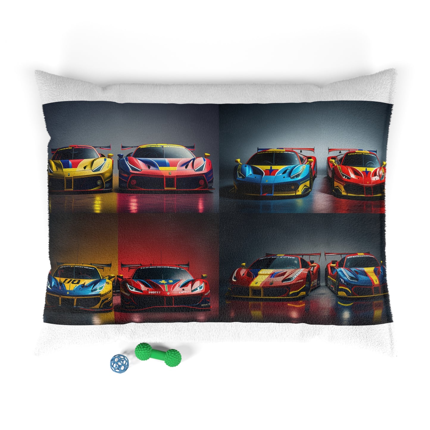 Pet Bed Ferrari Red Blue 5