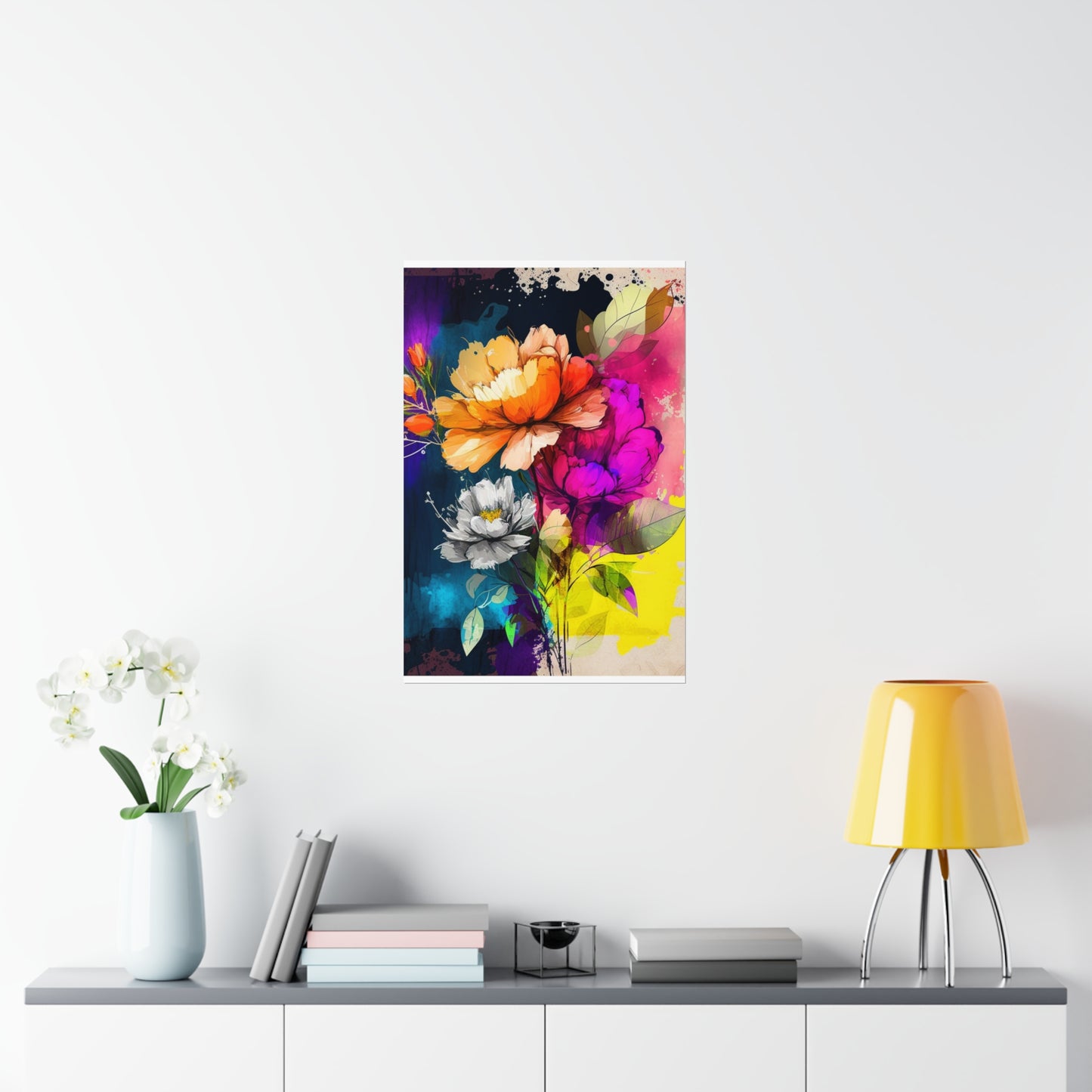 Premium Matte Vertical Posters Bright Spring Flowers 4