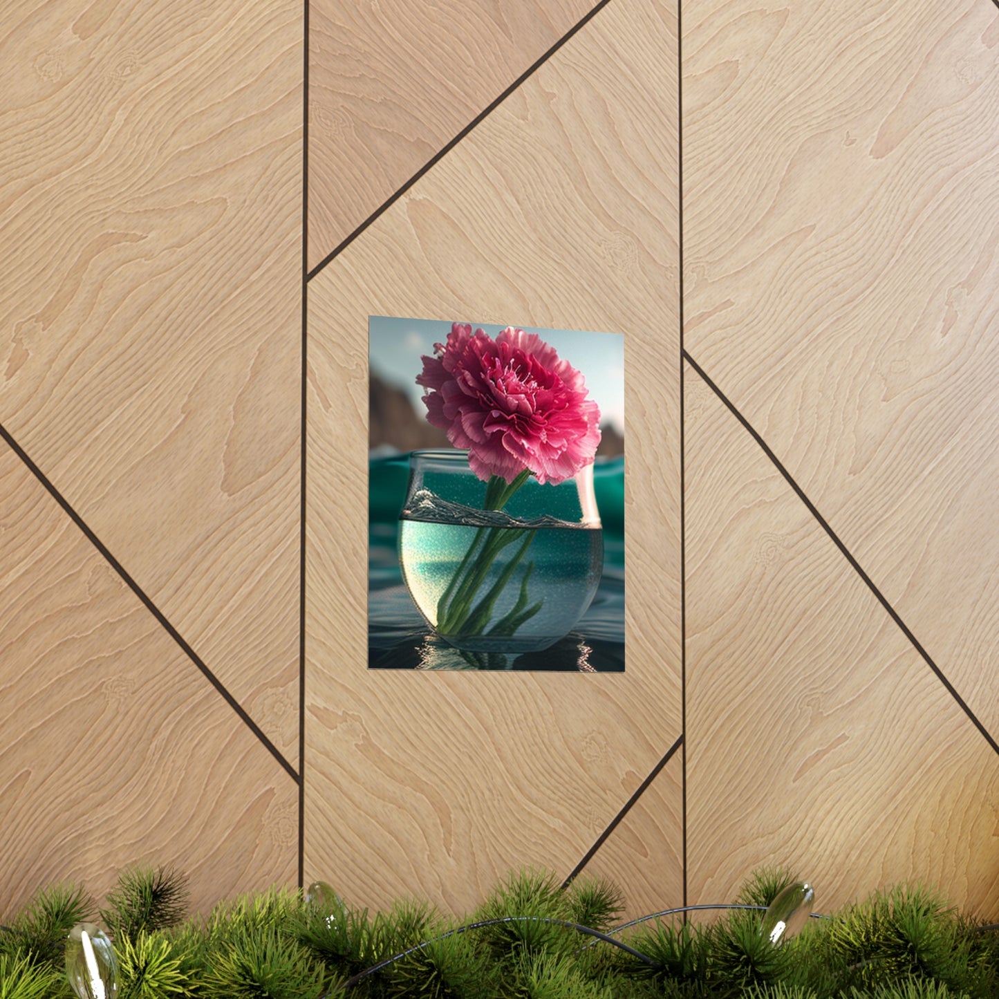 Premium Matte Vertical Posters Carnation 1