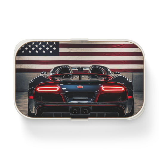 Bento Lunch Box American Flag Background Bugatti 4