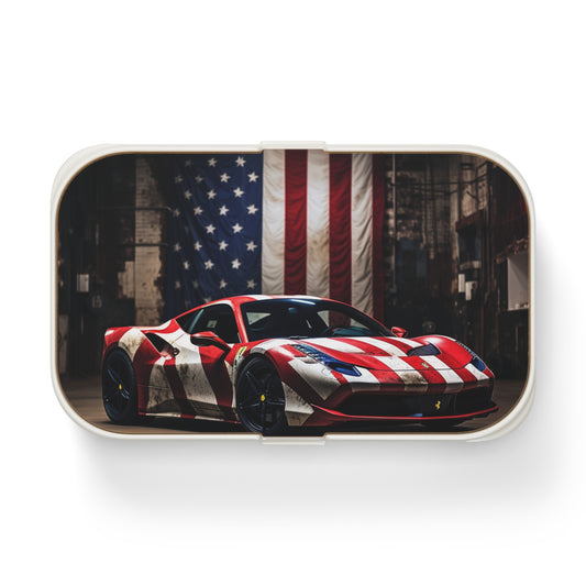 Bento Lunch Box American Flag Farrari 2
