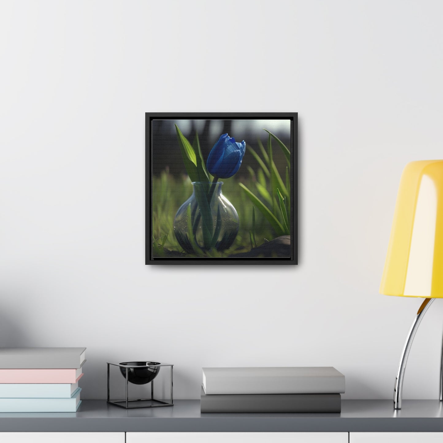 Gallery Canvas Wraps, Square Frame Tulip 1