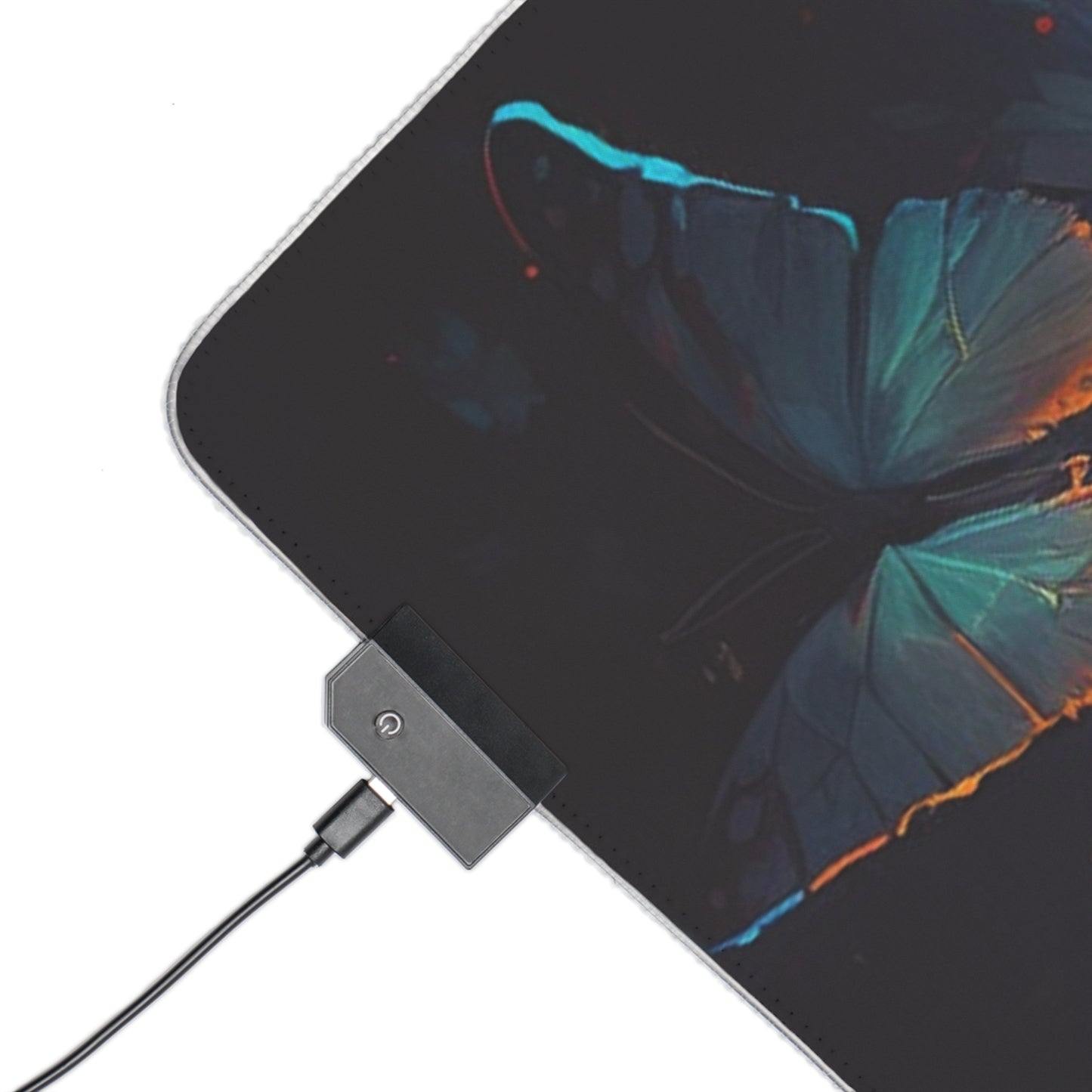 LED Gaming Mouse Pad Street Light Butterfly 1