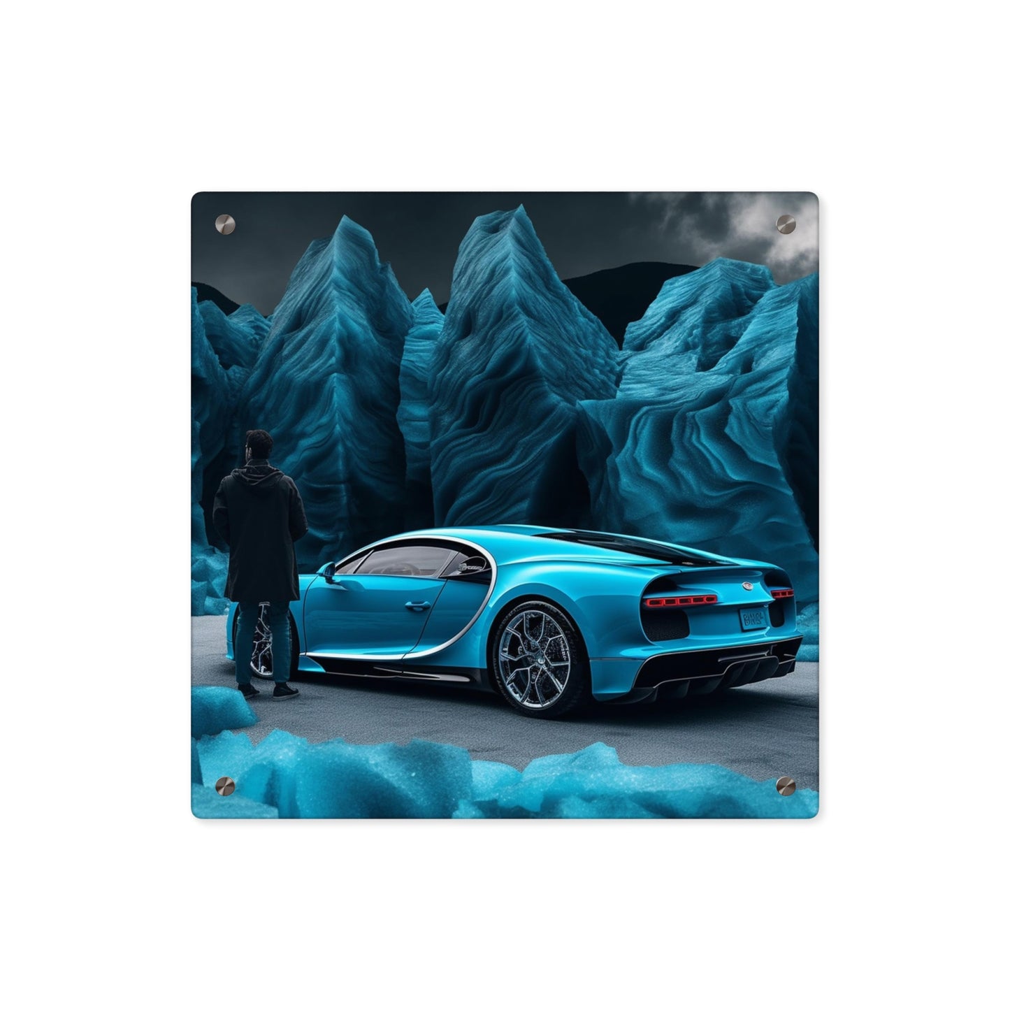 Acrylic Wall Art Panels Bugatti Real Look 3