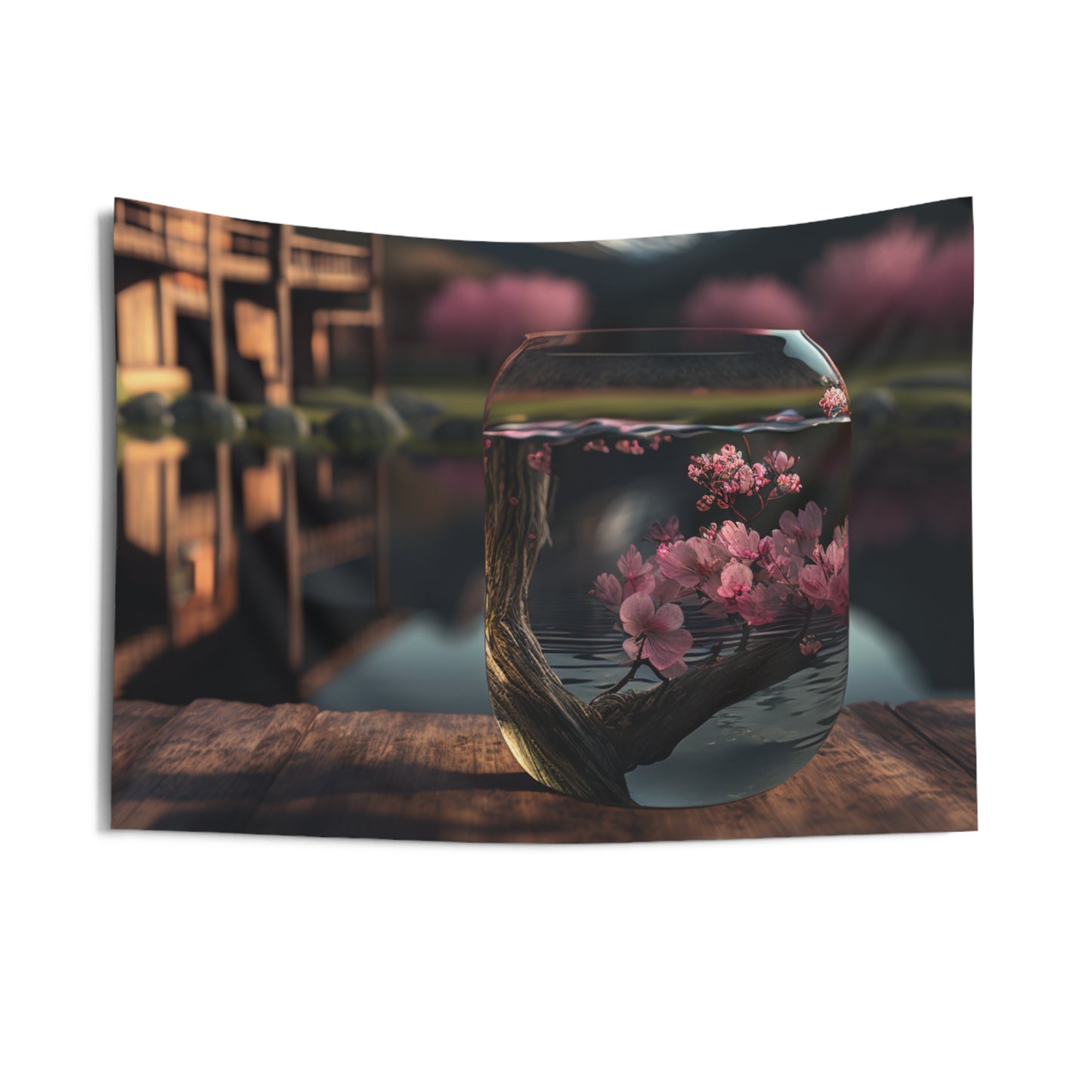 Indoor Wall Tapestries Cherry Blossom 3