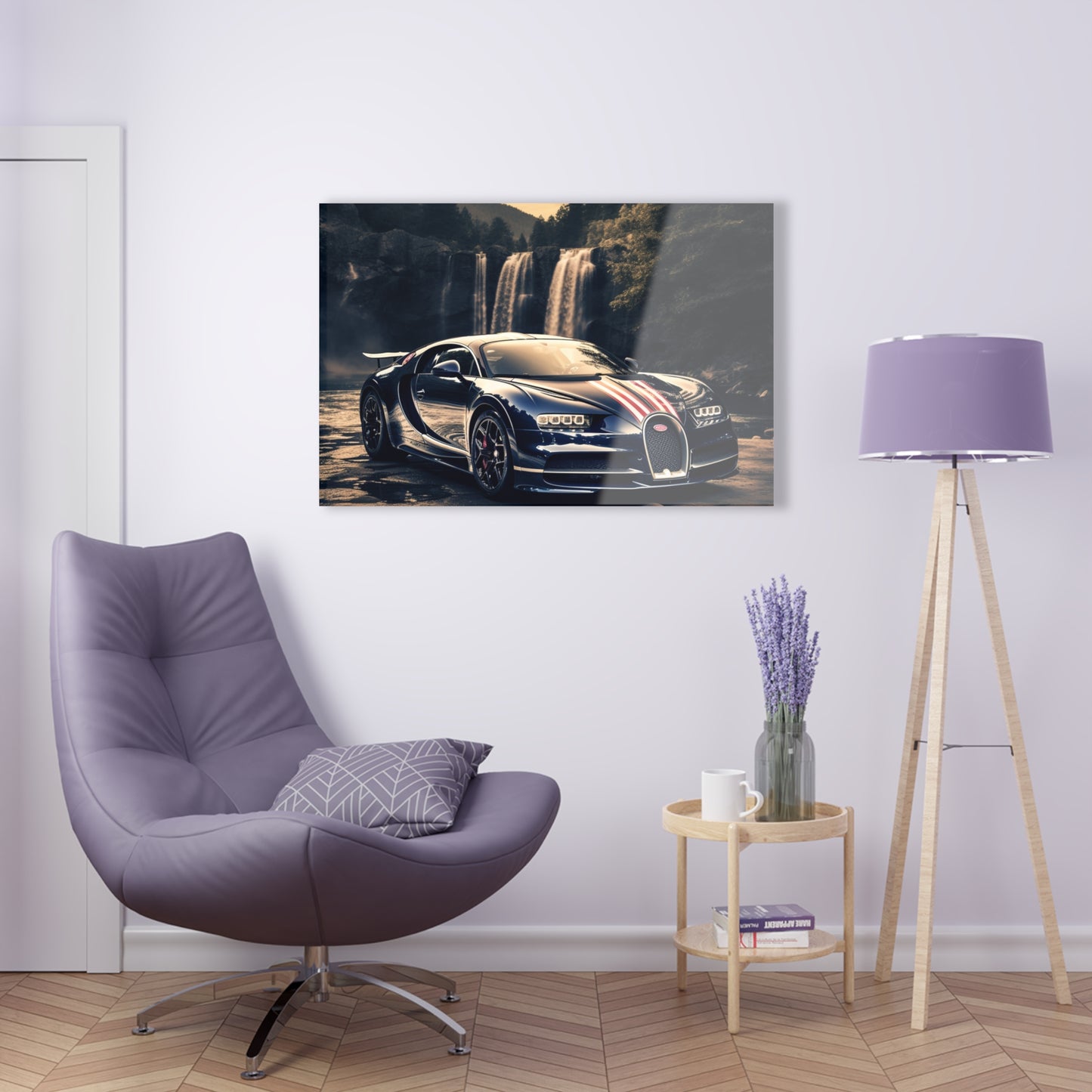 Acrylic Prints Bugatti Waterfall 2