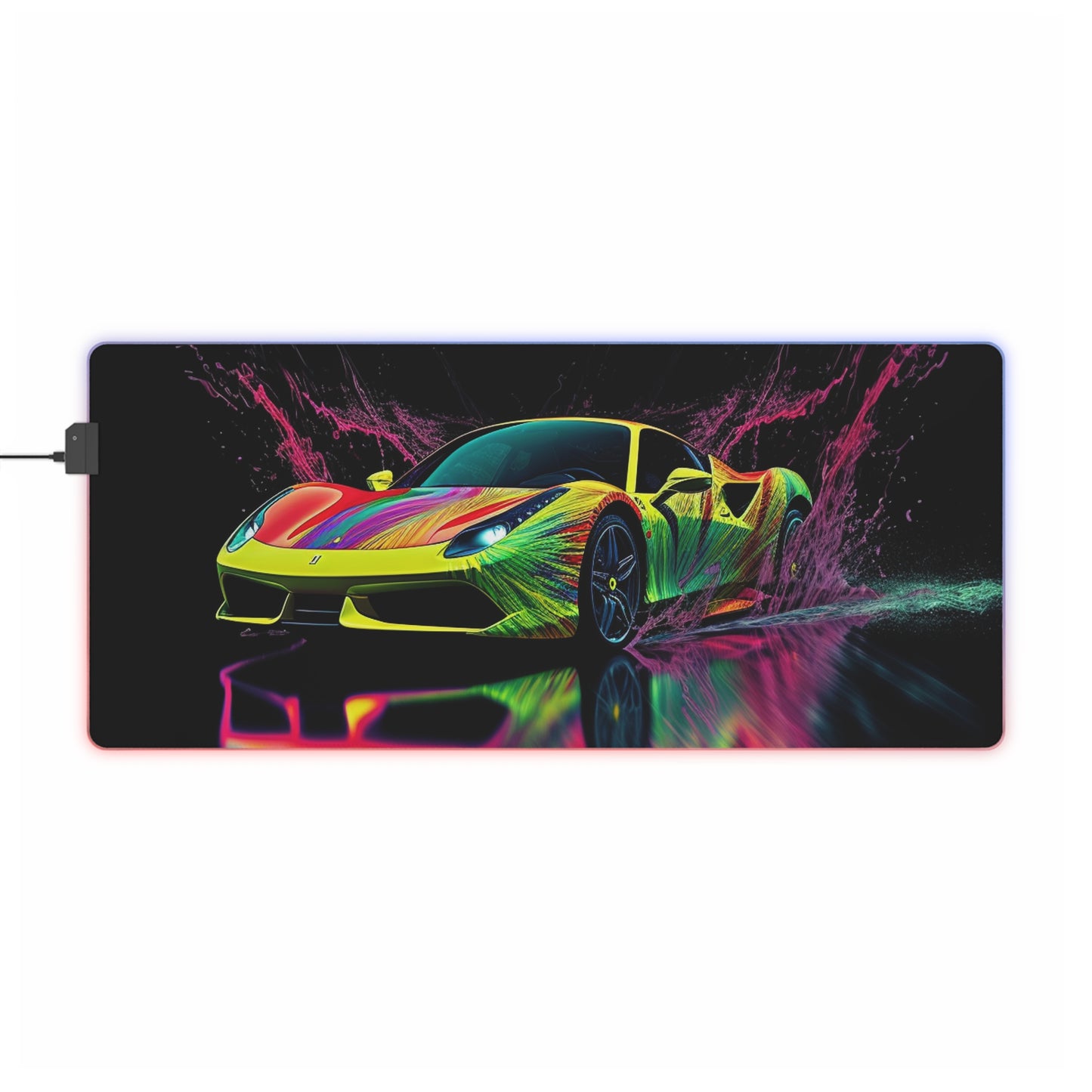 LED Gaming Mouse Pad Ferrari Fusion Water 2