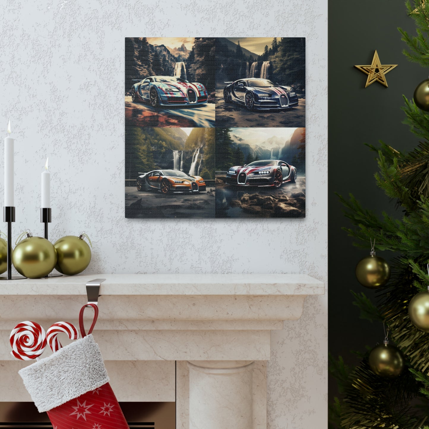 Canvas Gallery Wraps Bugatti Waterfall 5