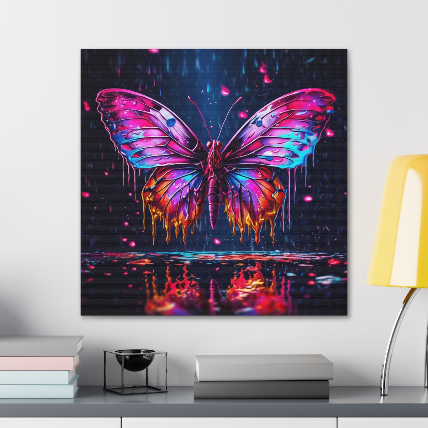 Canvas Gallery Wraps Pink Butterfly Flair 2