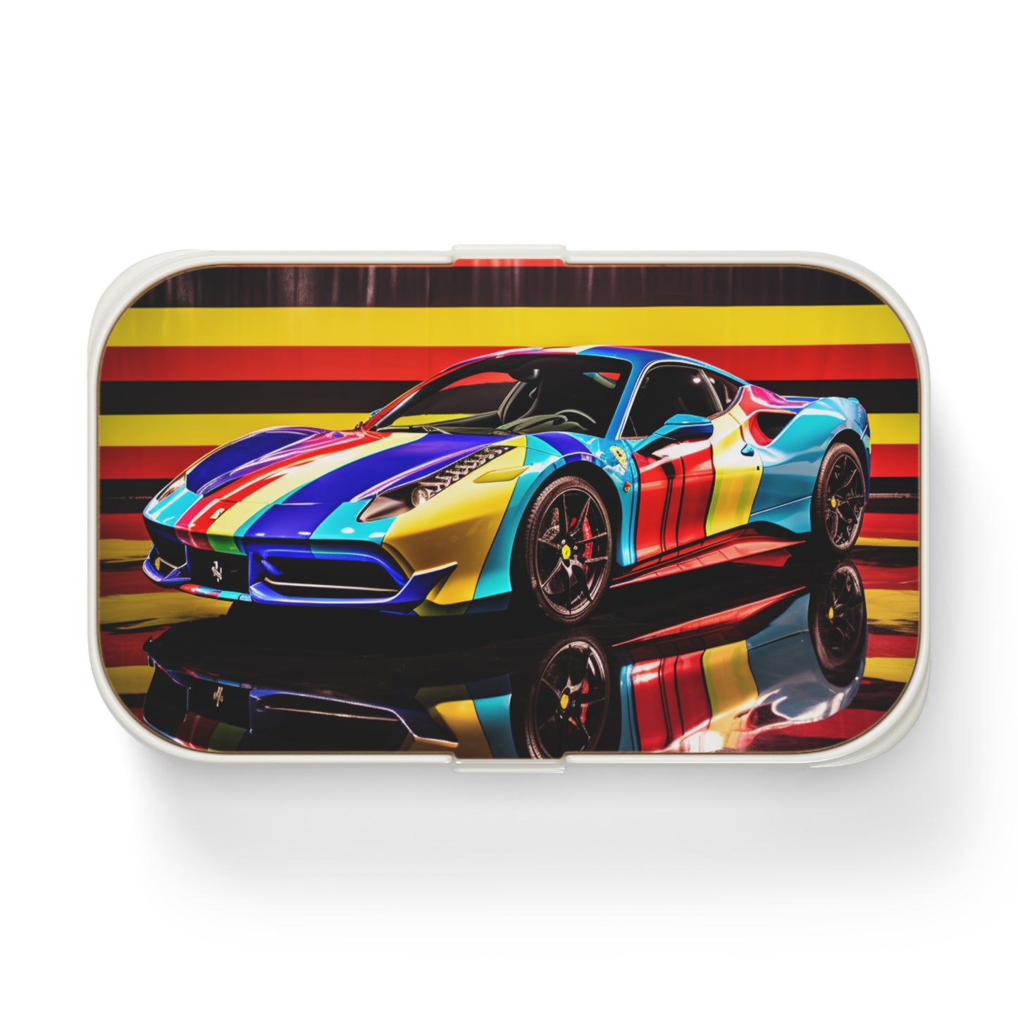 Bento Lunch Box Hyper Colorfull Ferrari 2