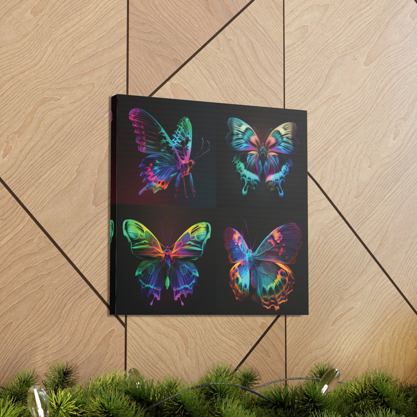 Canvas Gallery Wraps Raw Hyper Color Butterfly 5