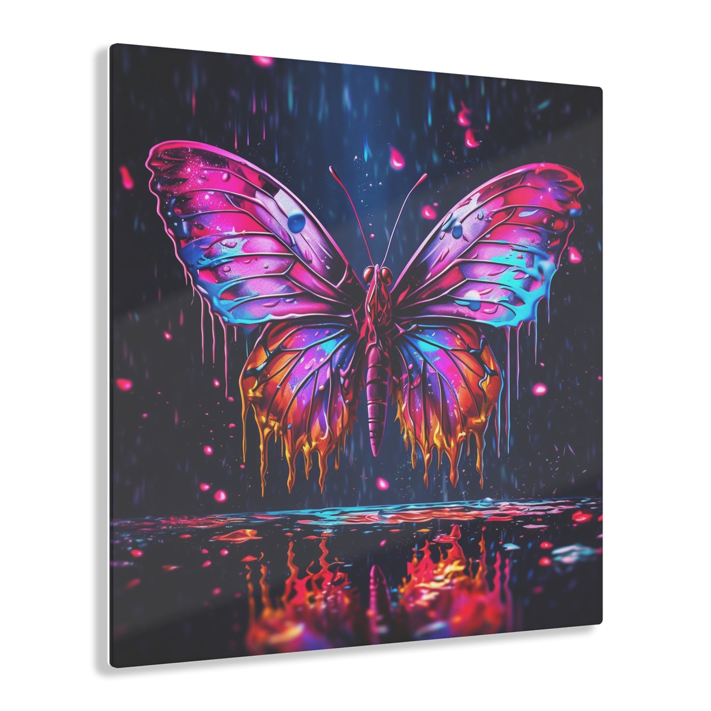 Acrylic Prints Pink Butterfly Flair 2