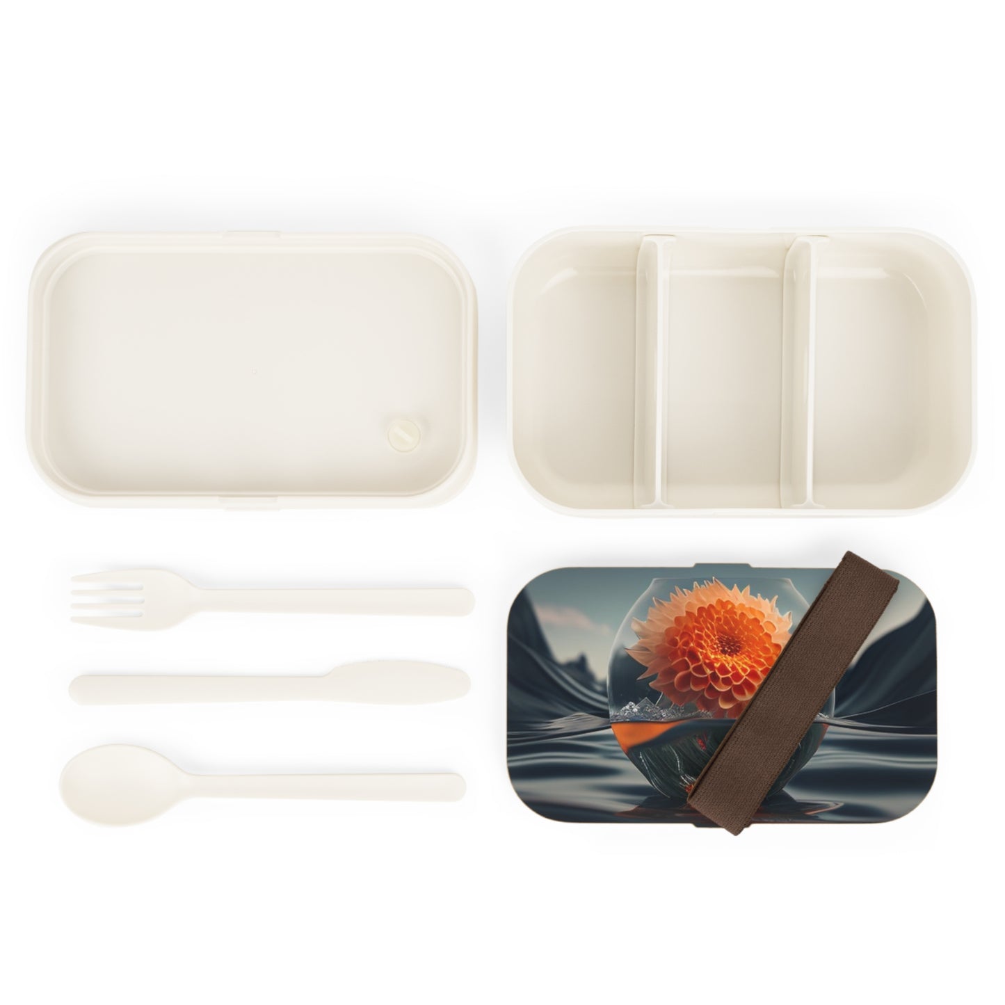 Bento Lunch Box Dahlia Orange 3