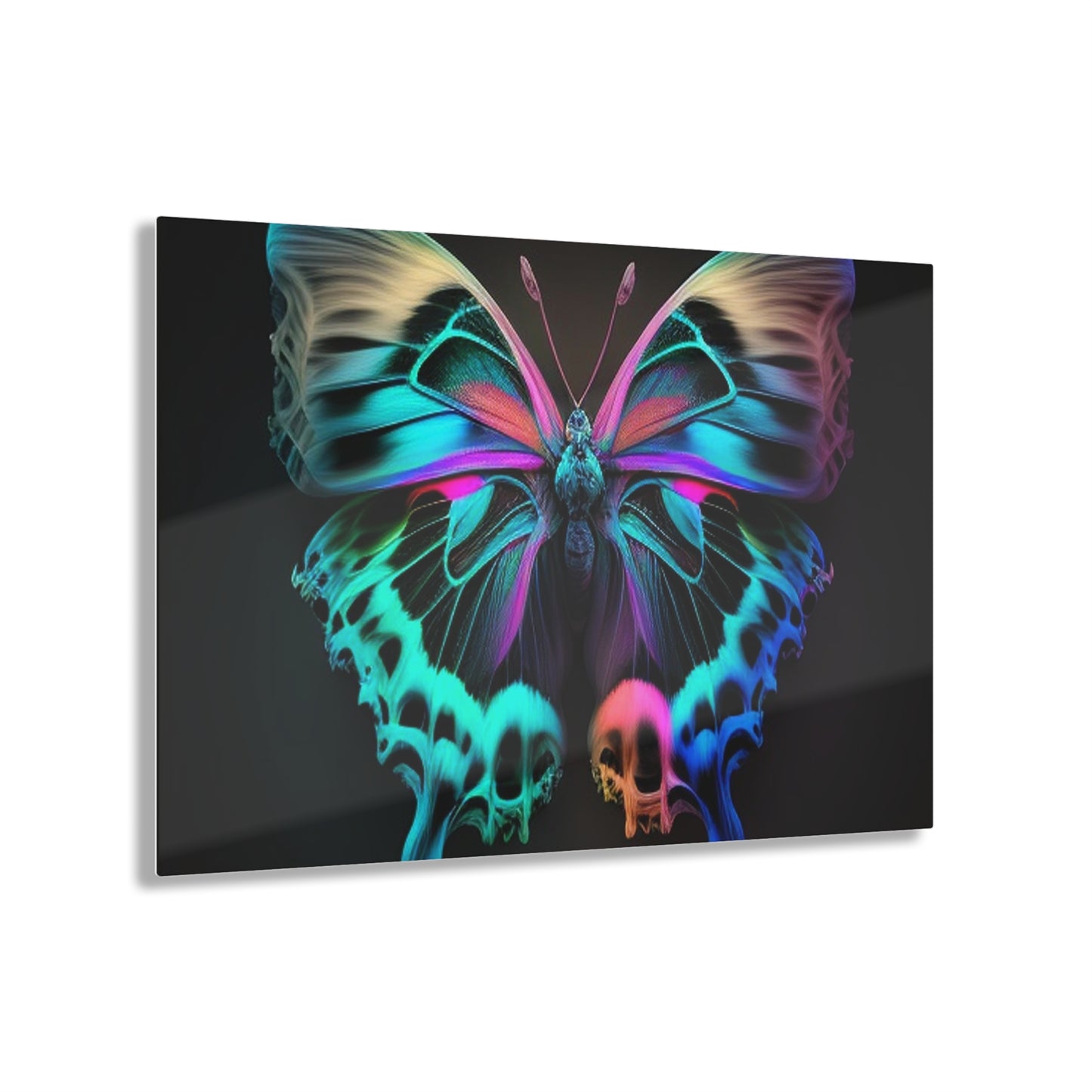 Acrylic Prints Neon Butterfly Fusion 2