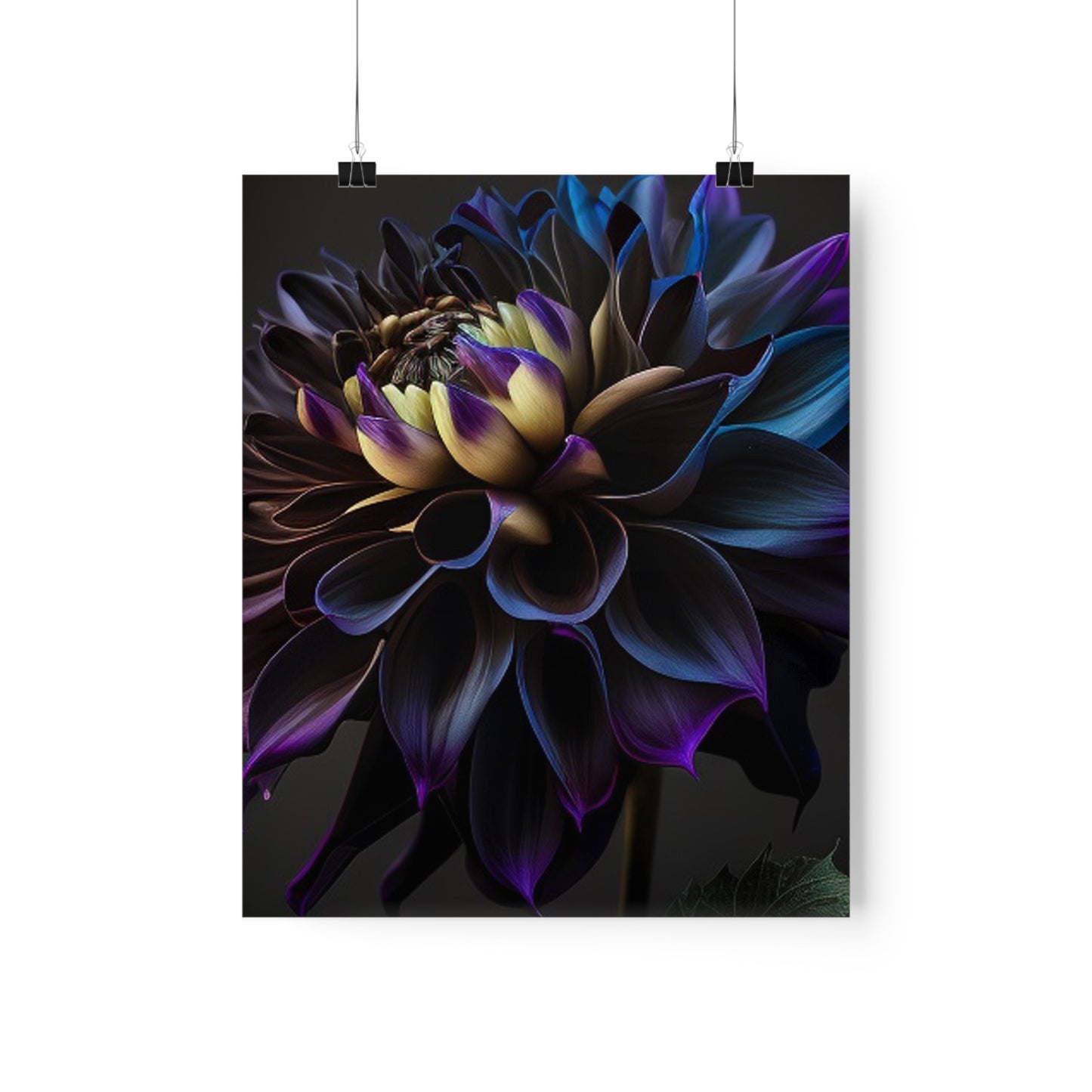 Premium Matte Vertical Posters Dahlia Purple 1