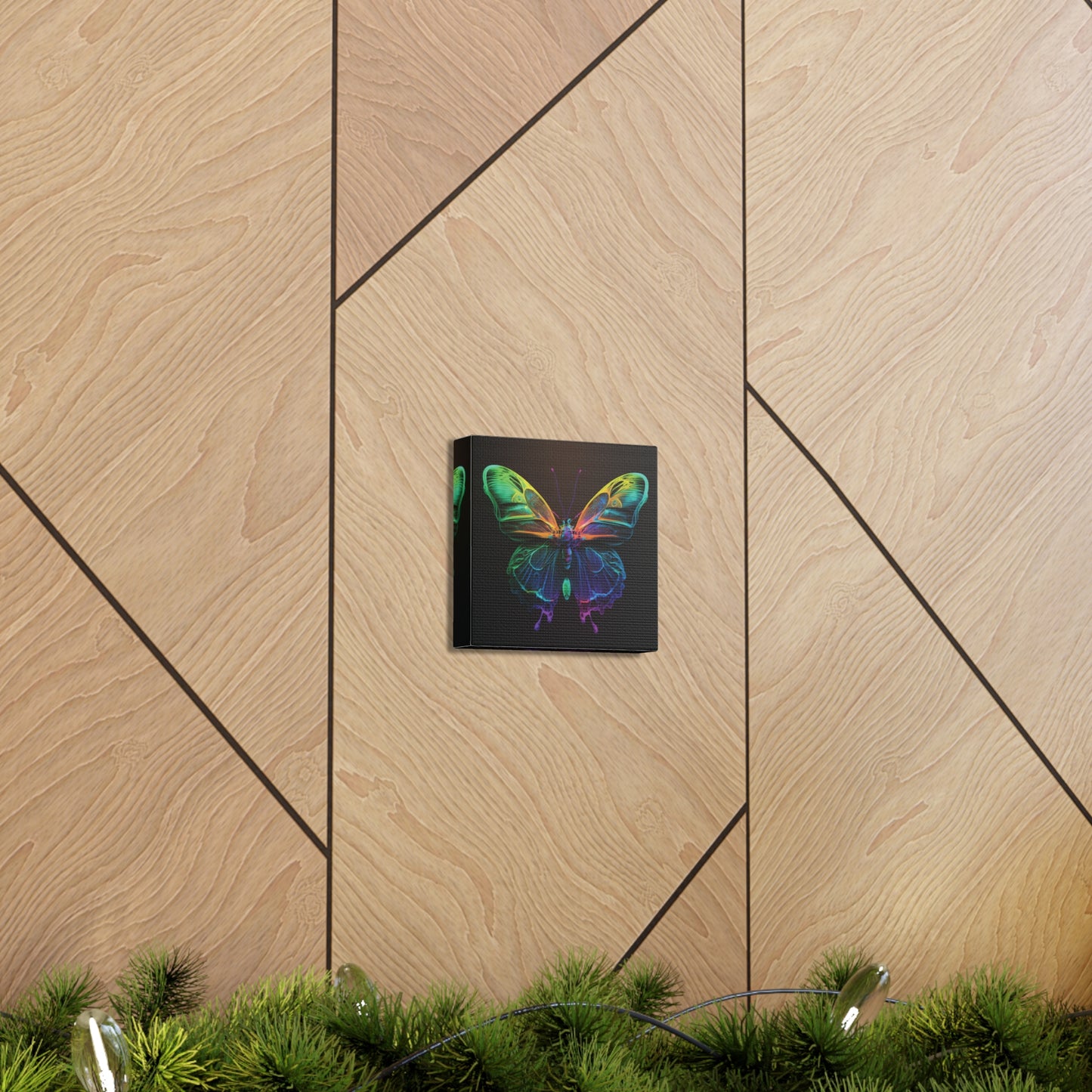 Canvas Gallery Wraps Raw Hyper Color Butterfly 3