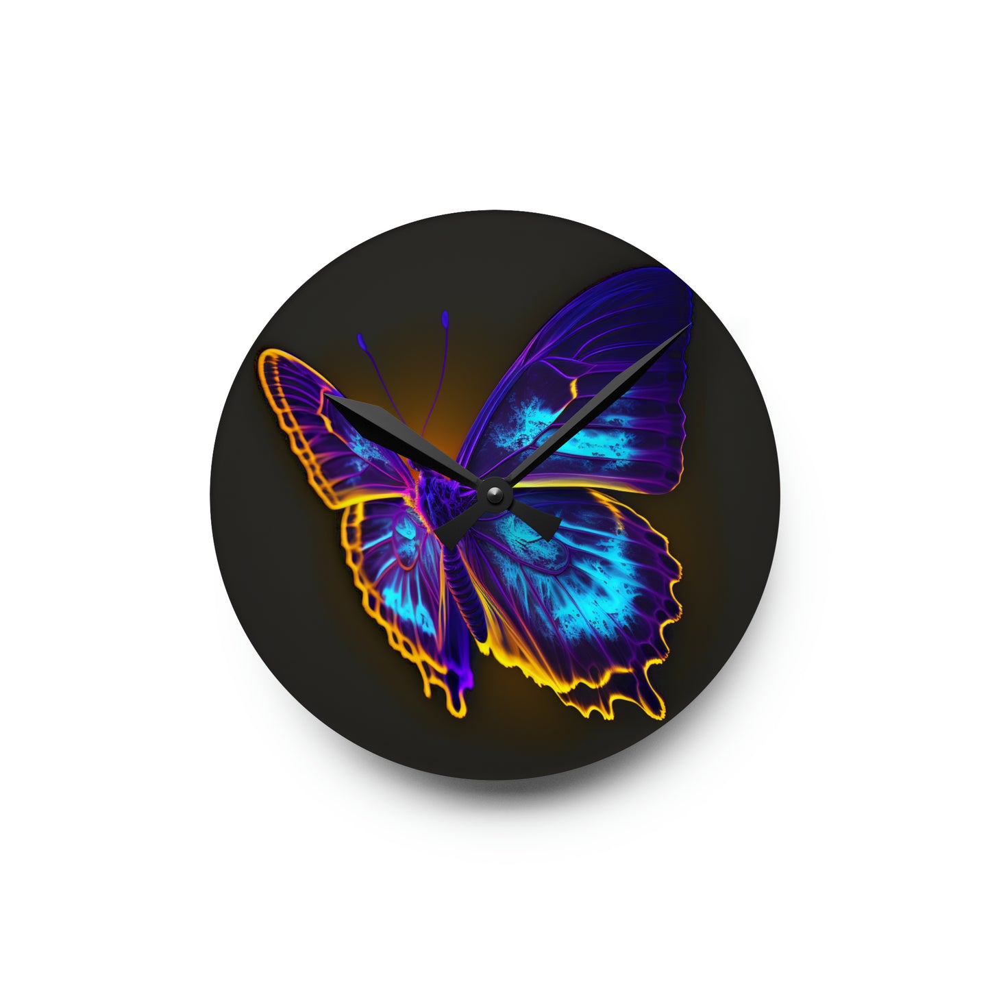 Acrylic Wall Clock Thermal Butterfly 4