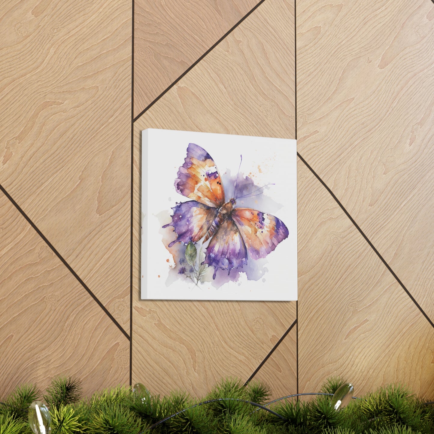 Canvas Gallery Wraps MerlinRose Watercolor Butterfly 1