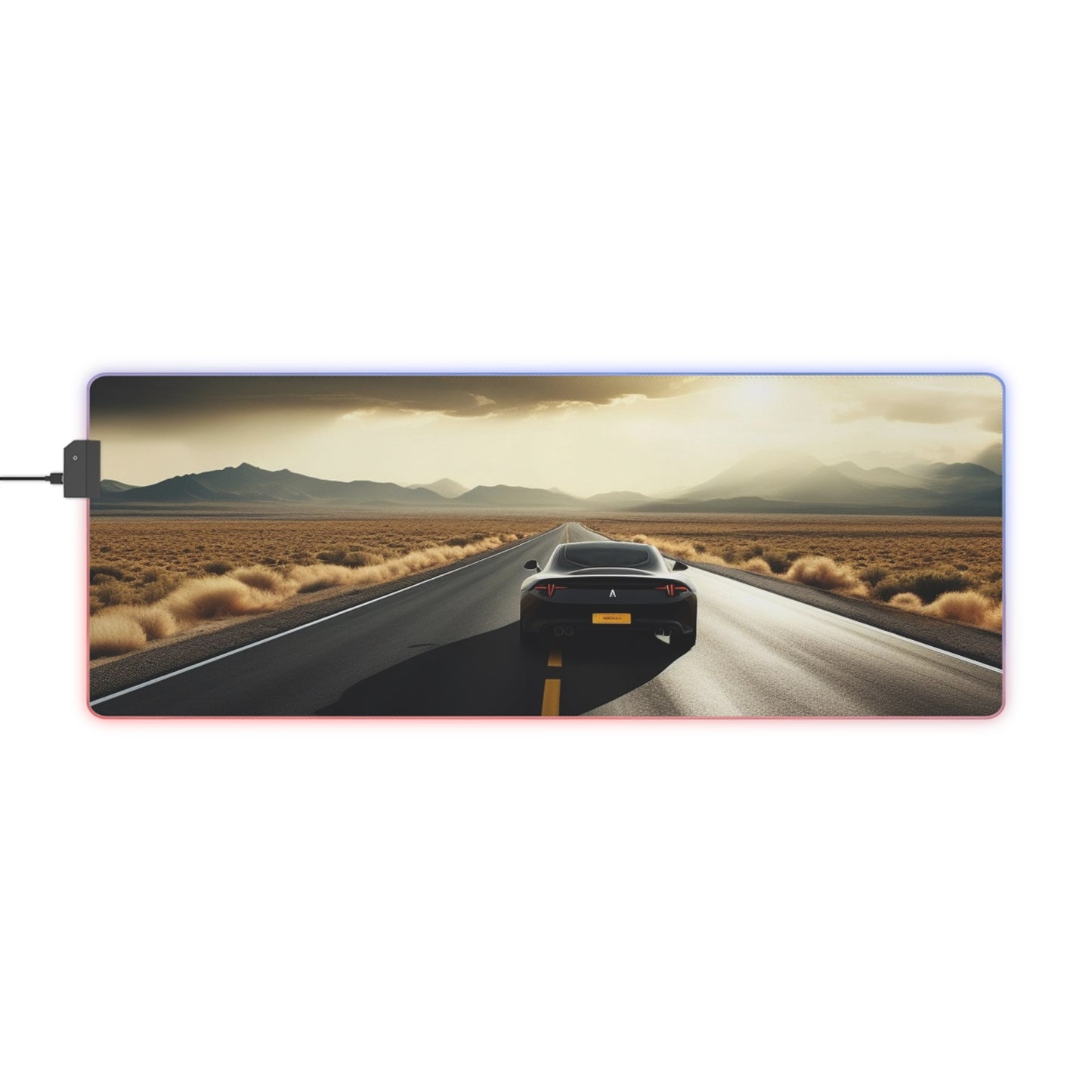 LED Gaming Mouse Pad Ferrari Road 1