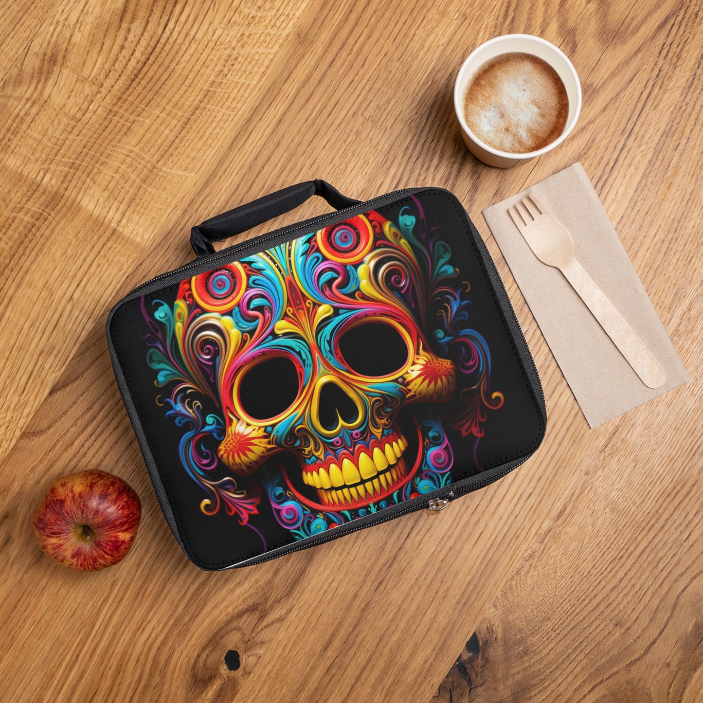 Lunch Bag Macro Skull Color 1