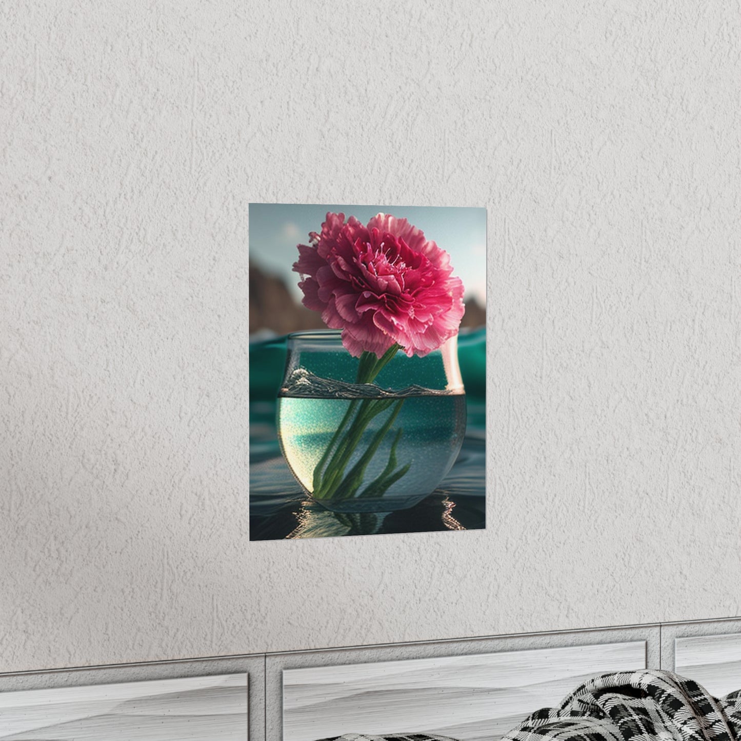 Premium Matte Vertical Posters Carnation 1