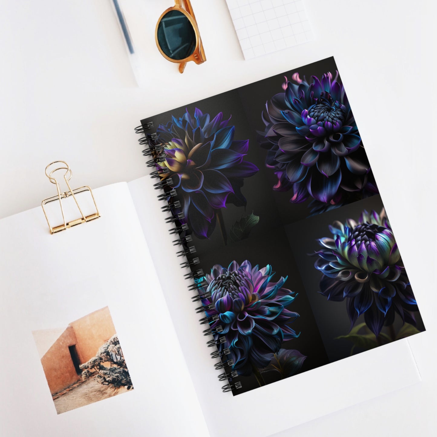 Spiral Notebook - Ruled Line Dahlia Purple 5