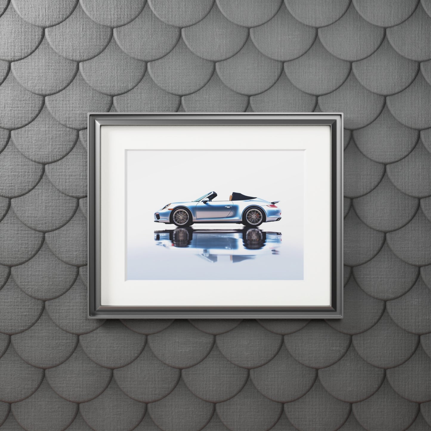 Fine Art Prints (Passepartout Paper Frame) 911 Speedster on water 1