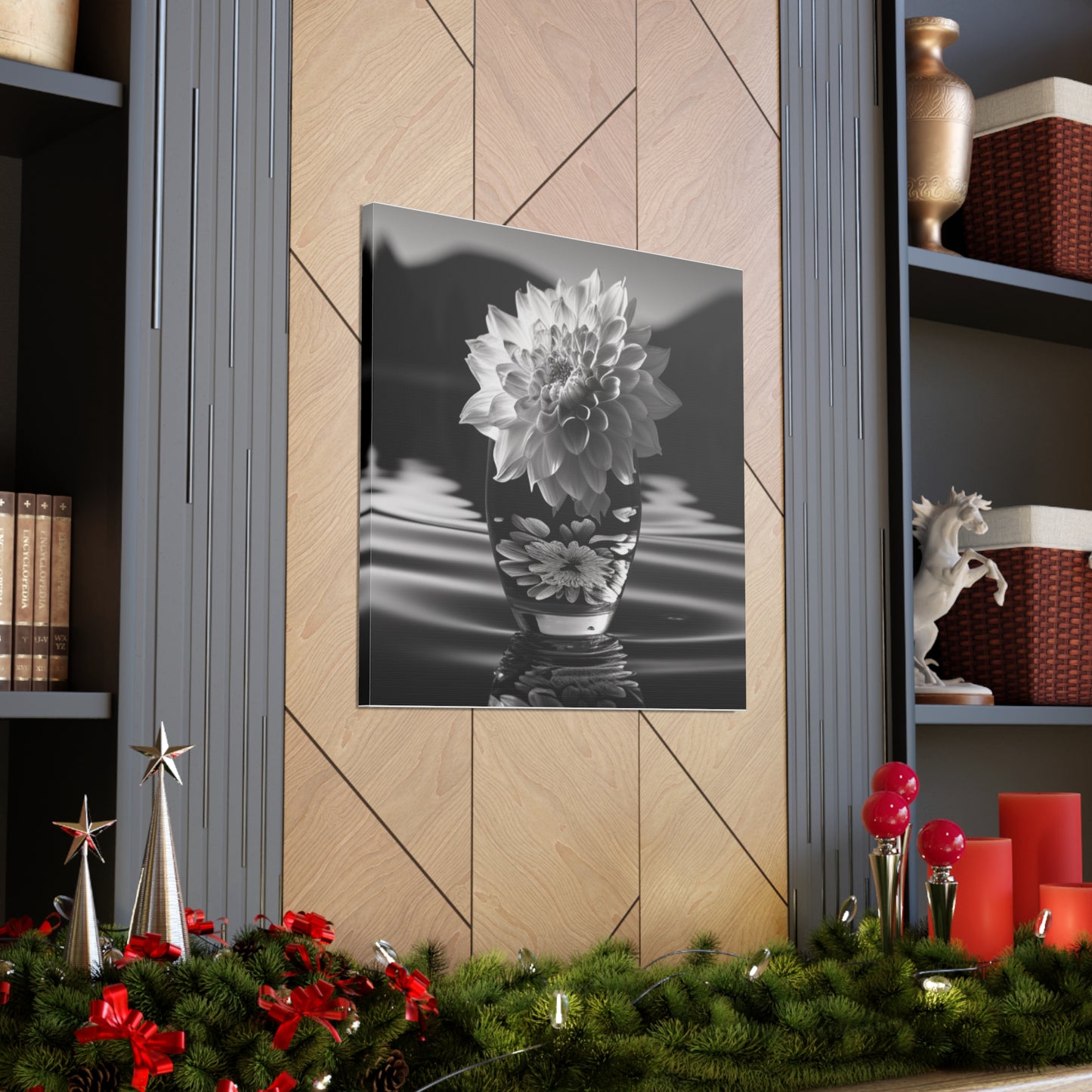Canvas Gallery Wraps White Dahlia 4