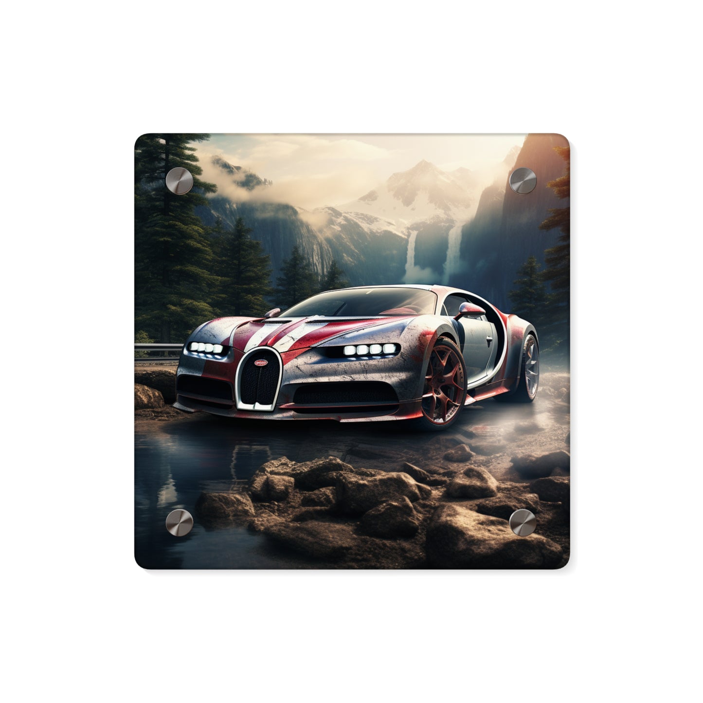 Acrylic Wall Art Panels Bugatti Waterfall 4