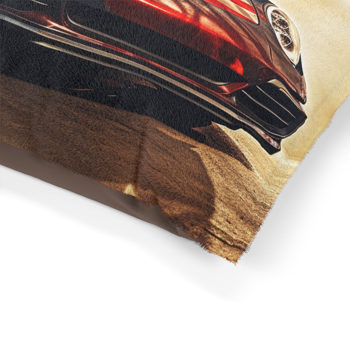 Pet Bed Abstract American Flag Background Porsche 1