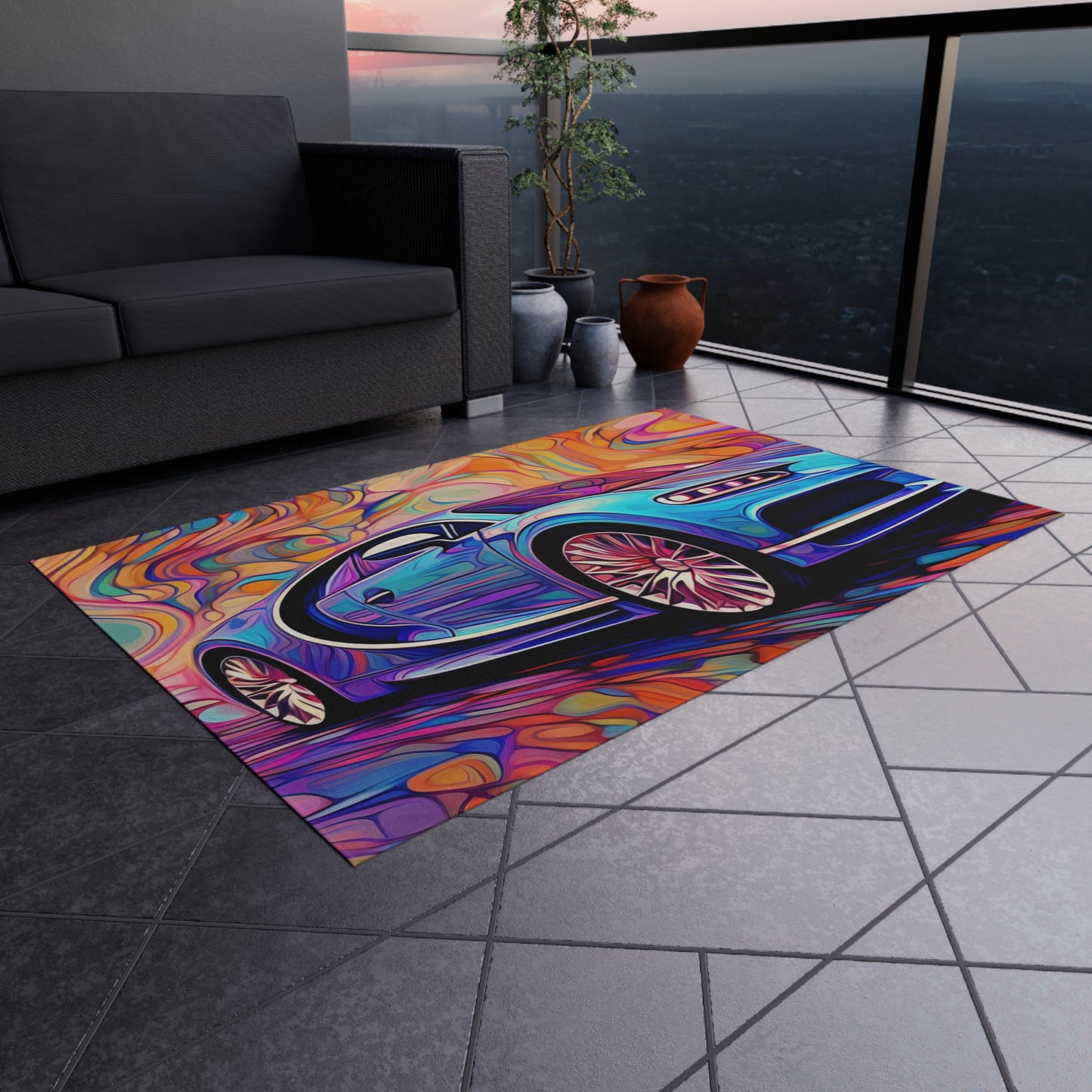 Outdoor Rug  Bugatti Abstract Concept 3