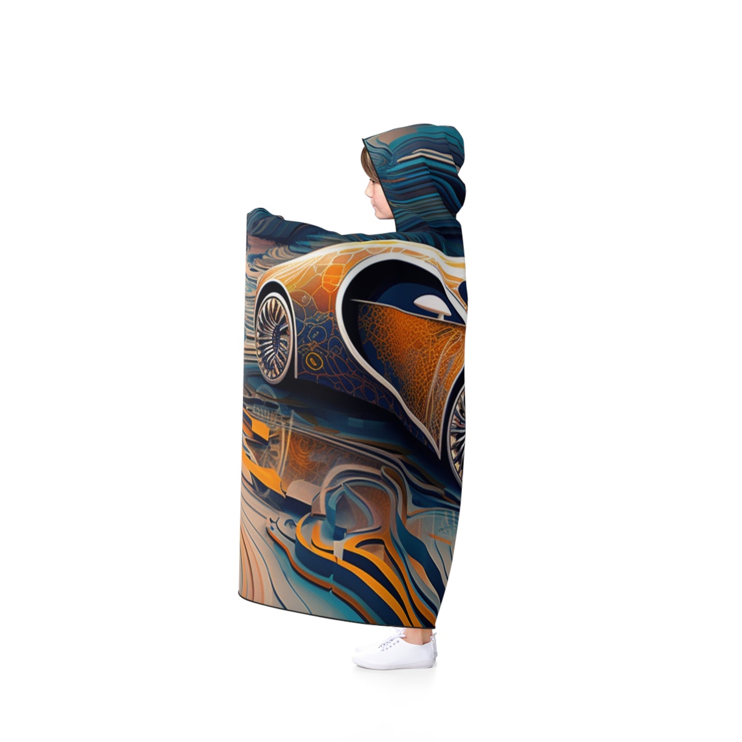 Hooded Blanket Bugatti Abstract Flair 1