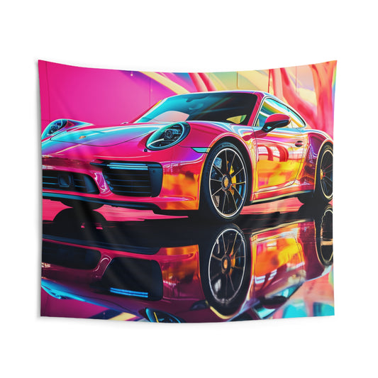 Indoor Wall Tapestries Macro Porsche 4