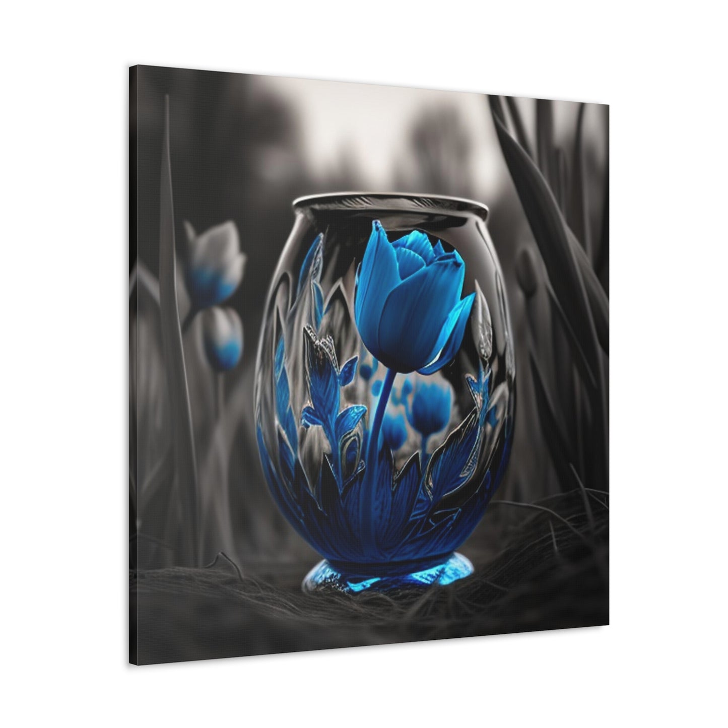 Canvas Gallery Wraps Tulip Blue 2