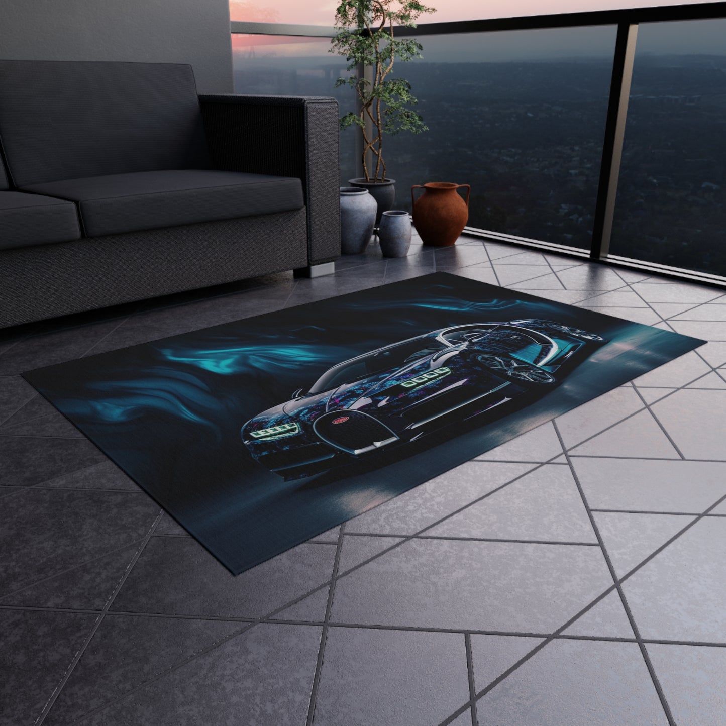 Outdoor Rug  Hyper Bugatti 1