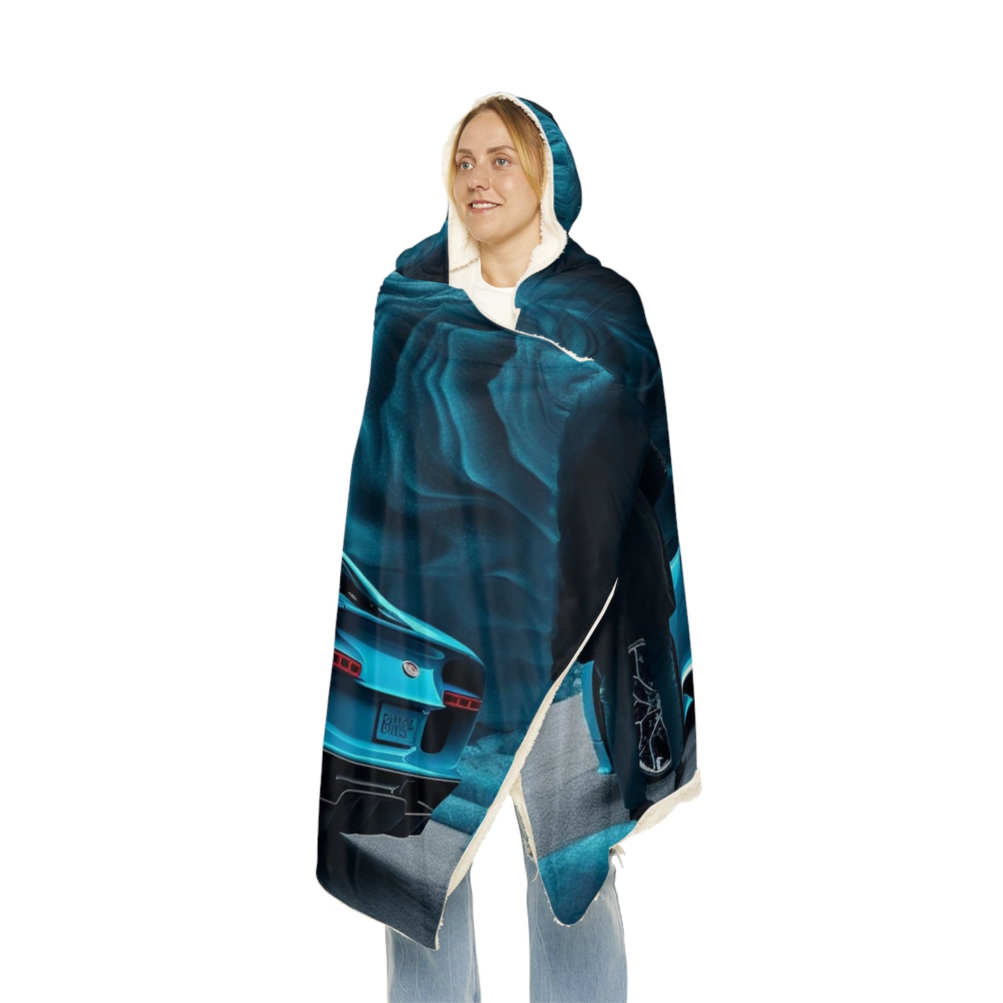 Snuggle Hooded Blanket Bugatti Real Look 3